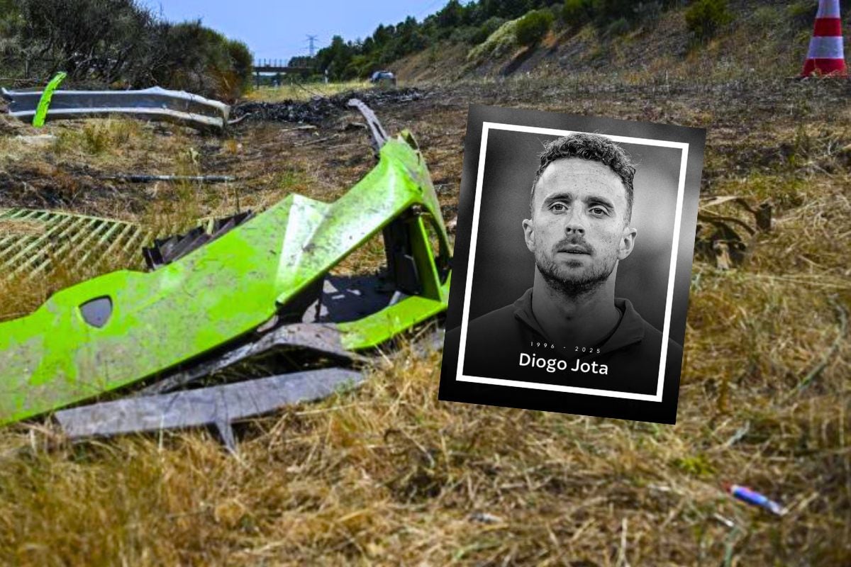 Diogo Jota perdió la vida al volante de auto deportvo (Foto: @MundoDeprtivo)