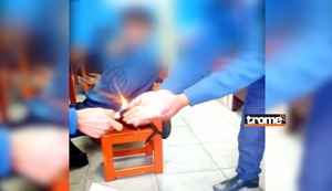 La Libertad: Estudiantes se prenden fuego en las manos para imitar a Gokú