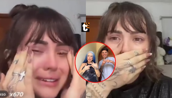 TROME- Handa descubre presunta infidelidad durante ‘live’ y encara a su novio: “Lo sabía, ¡sal de mi casa!"