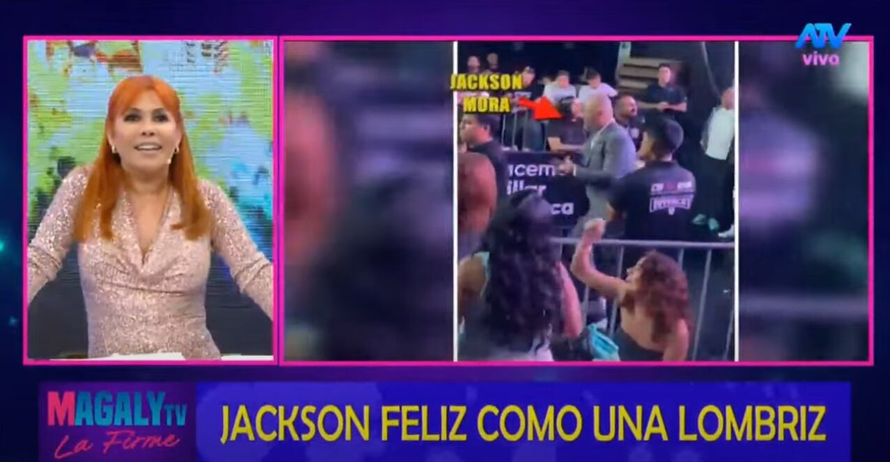 Magaly Medina opina de Jackson Mora al verlo disfrutar en evento.