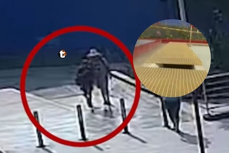 ¡Angustia en Mi Perú! dos hermanitas caen por tragaluz de cuatro metros en la plaza cívica