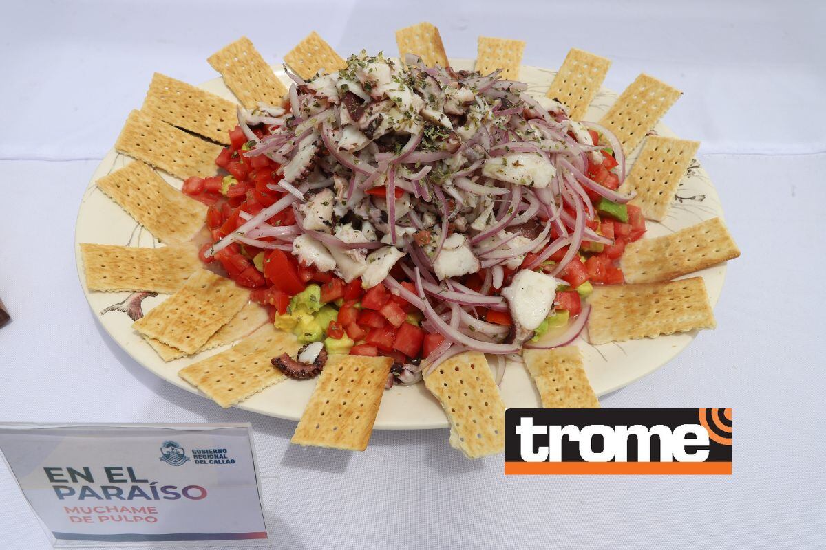 Muchame de pulpo. Fotos: Trome.