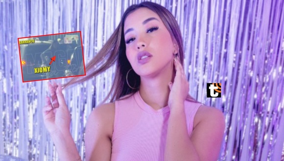 TROME | Xiomy Kanashiro llega a urbanización donde vive Jefferson Farfán en vehículo de un familiar de él. Video: ATV