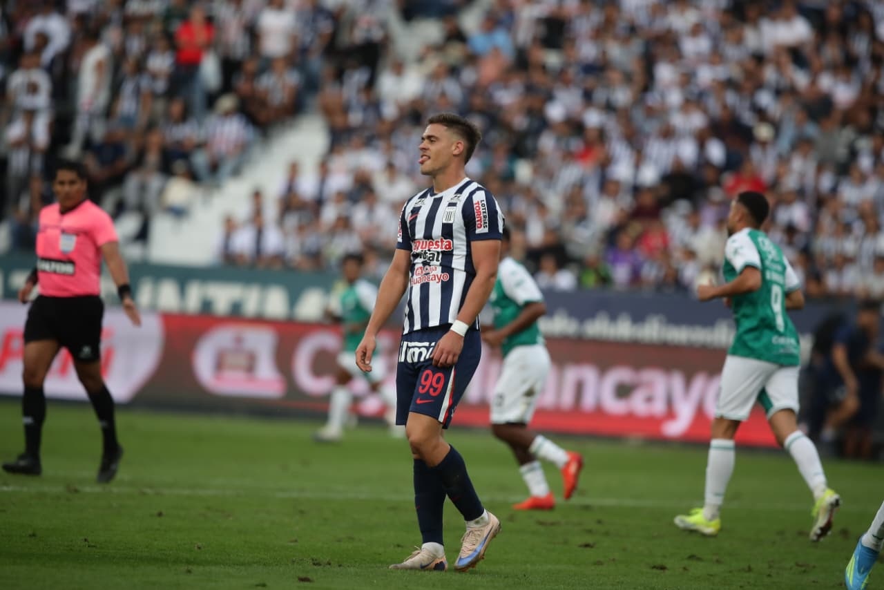 Alianza Lima no pudo contra el Deportivo Cali en Matute.
(Foto: Jesús Saucedo / @photo.gec)