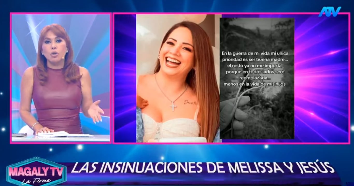 Melissa Klug lanza mensajes que dejan más preguntas que respuestas.