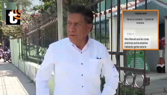 Extorsionadores amenazan a alcalde en Talara y le exigen S/ 10 mil