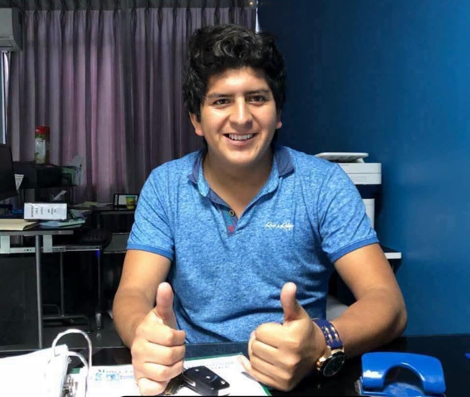 Jens Lara, de 31 años, fue secuestrado en medio del asesinato de cuatro personas en Trujillo. (Foto: Facebook)