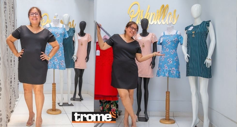Emprendedora diseña y confecciona prendas femeninas con su marca 'Pishpillas'. (Foto: Trome)