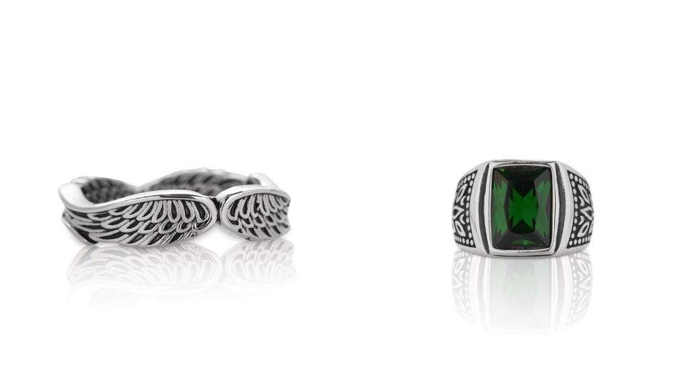 Anillos con concepto.