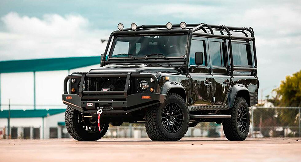 El todoterreno Land Rover Defender con motor de Tesla marca una aceleración de 0 a 96 km/h en tan solo 5 segundos. (Fotos: E.C.D. Automotive Design).