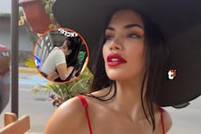 Samantha Batallanos es ampayada en el aeropuerto despidiéndose de quien sería su nuevo galán