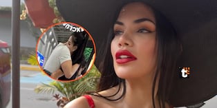 Samantha Batallanos es ampayada en el aeropuerto despidiéndose de quien sería su nuevo galán.