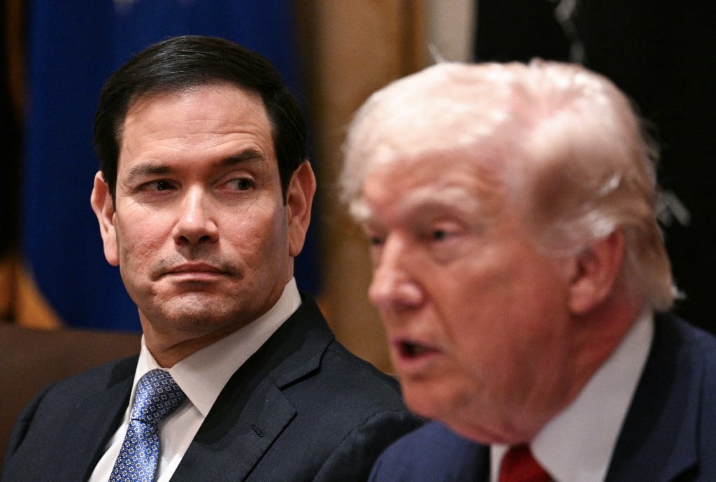El presidente de los Estados Unidos, Donald Trump, y el secretario de ese país, Marco Rubio, también saludaron la elección de Keiko Fujimori. (Photo by Jim WATSON / AFP)