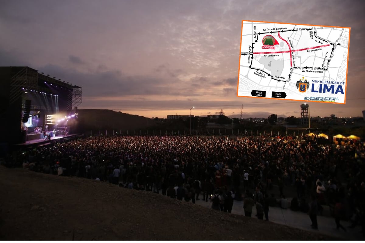Cierran vías y presentan plan de desvíos por conciertos de BTS en el Estadio San Marcos