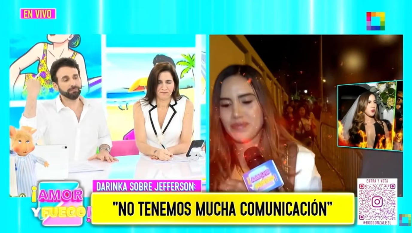 Rodrigo González cuestiona rápido embarazo de Darinka Ramírez.