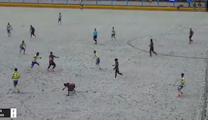 Impresionante granizada sorprende a todos en el duelo del Unión Minas por la Copa Perú | VIDEO