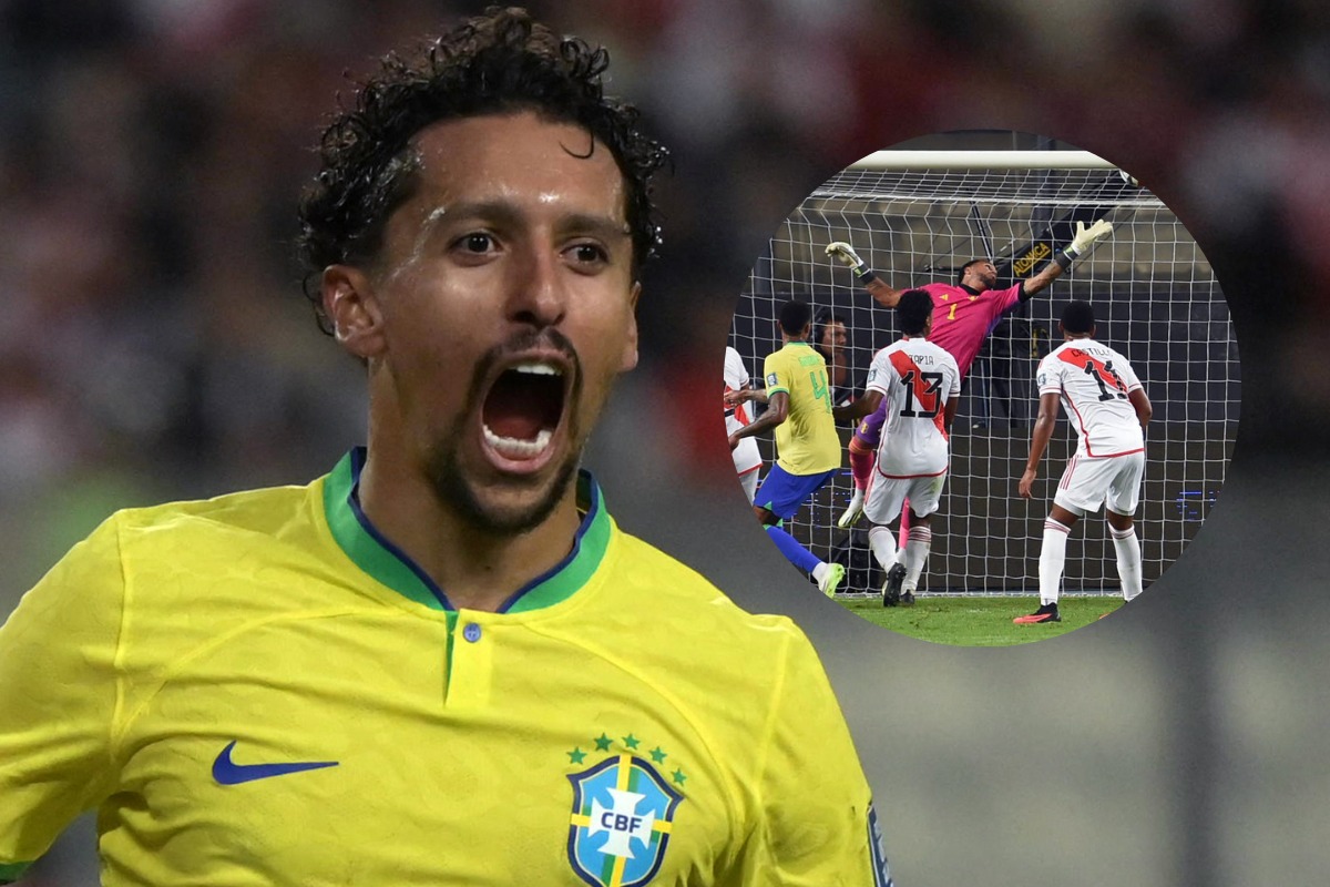 Marquinhos saltó solo y venció la resistencia de Pedro Gallese.