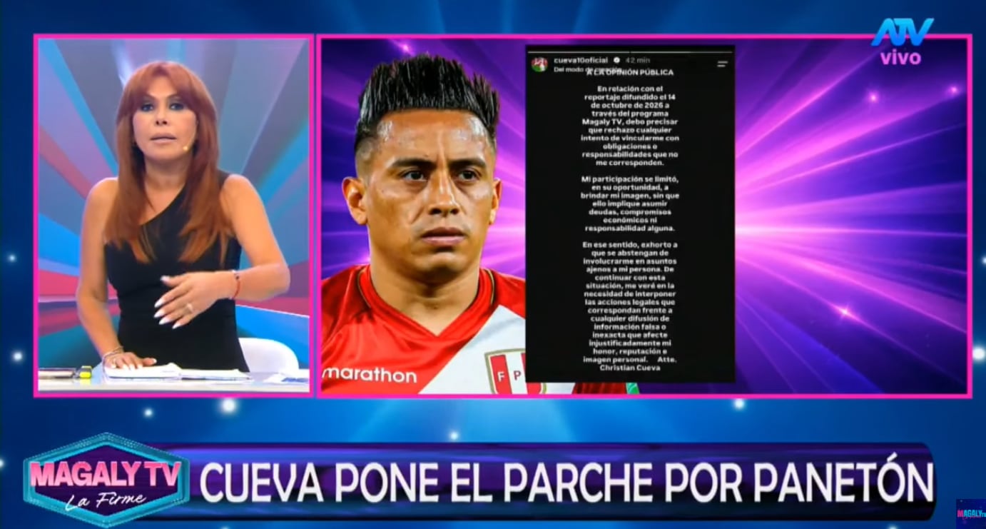 Magaly Medina da su opinión tras comunicado de Christian Cueva por deuda de panetones.