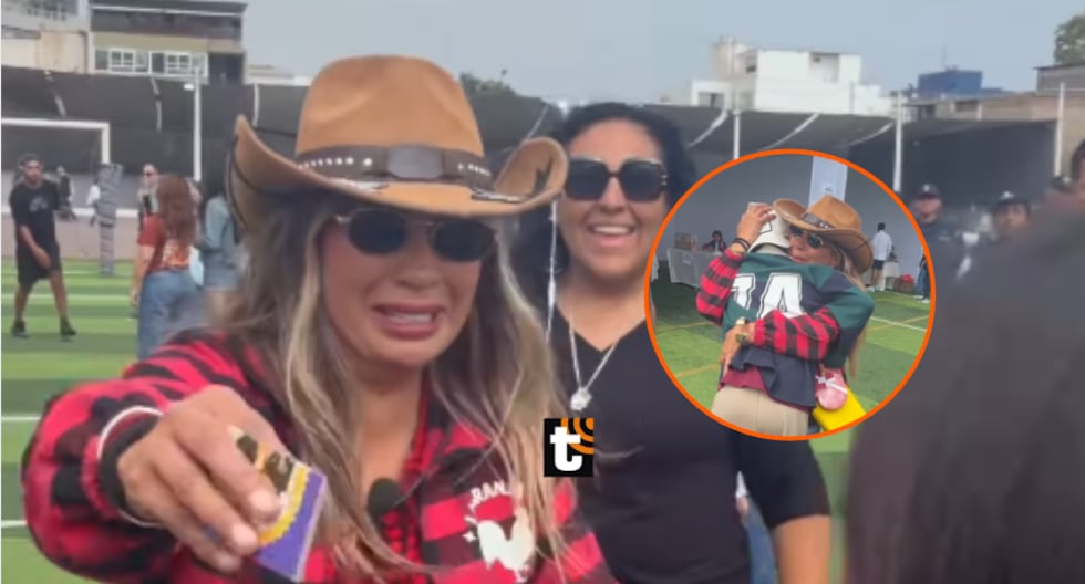 Pamela López children surprise her before her birthday and she breaks in crying in emotional encounter