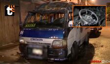 ¡Lo quemaron vivo dentro de su combi! Extorsionadores atacan a chofer en Santa Anita y desatan terror en plena madrugada
