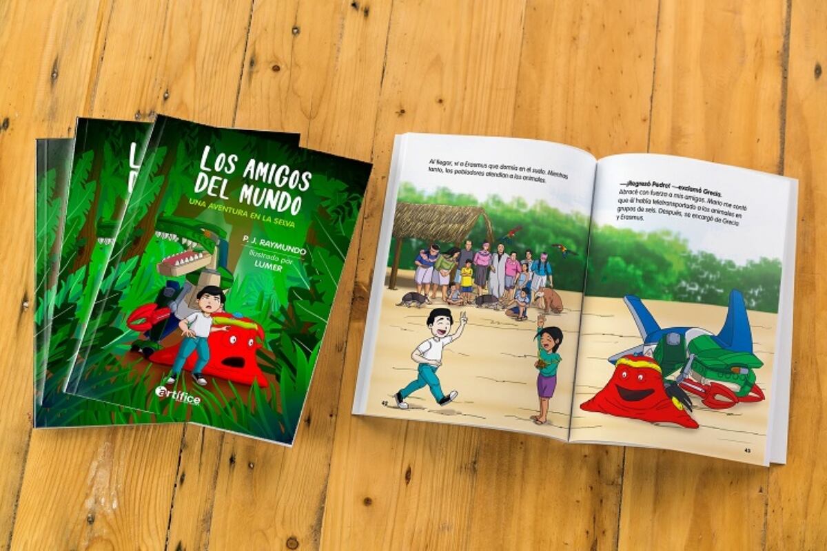 Libro 'Los Amigos del Mundo. Una aventura en la selva'. Foto: Facebook Editorial Artífice.