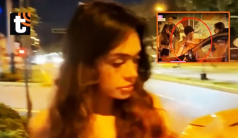 La inesperada reacción de Mayra Goñi durante la violenta agresión de Rodrigo Brand a reportero de Magaly ...