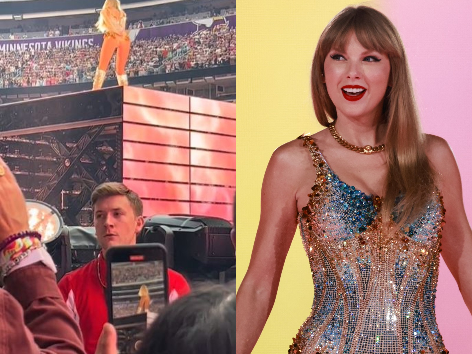 VIDEO VIRAL | Calvin Denker es ingeniero de software a tiempo completo, pero su hobbie es ser agente de seguridad en conciertos. (Foto: @anmaloney-TikTok/AFP)