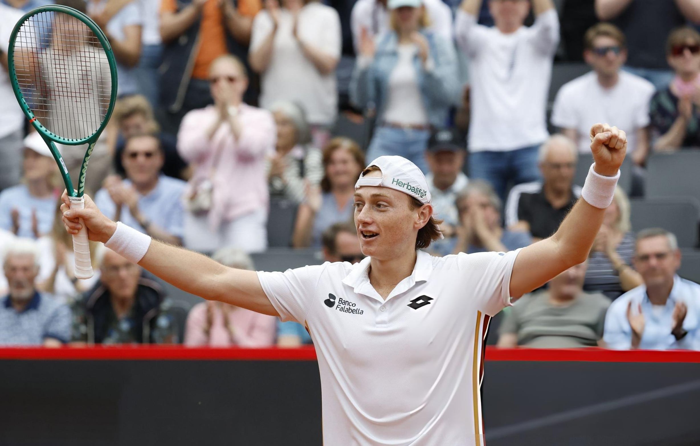 Ignacio Buse cerca de tocar la gloria. (Foto: Getty Images)
