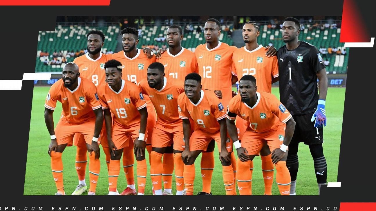 Equipo de Costa de Marfil en mundial 2026