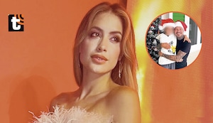 ¿Milett peleada con Tinelli? Cada uno recibió la Navidad por separado