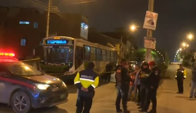 Otra muerte más por extorsiones en el transporte público. (Captura ATV)