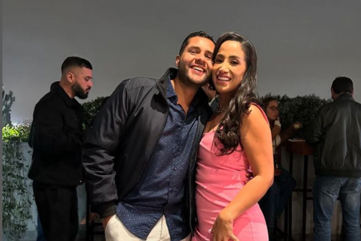 junto a su esposo. Foto: Instagram Nelly Rossinelli.