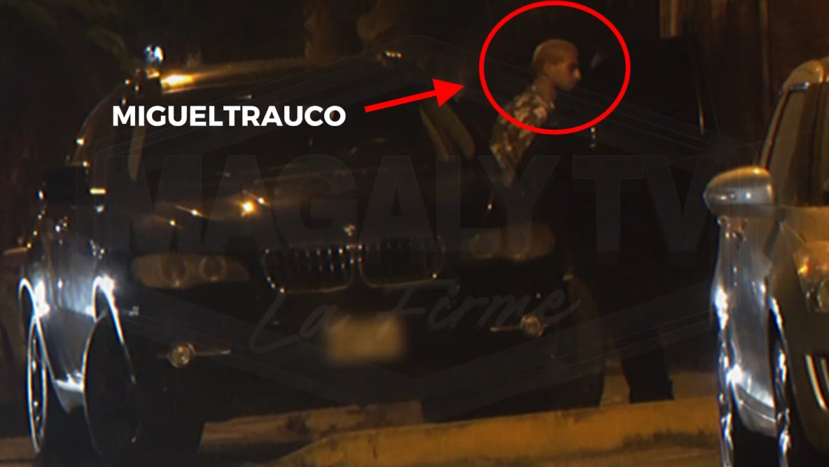 Miguel Trauco es captado con misteriosa mujer que no es su pareja.
