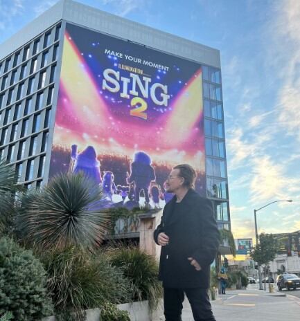 El mítico Bono también colaboro para el musical "Sing 2 ¡Ven y Canta de Nuevo!" (Foto: U2/Instagram)