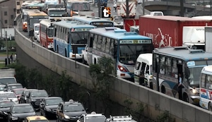 El tráfico en Lima es un infierno