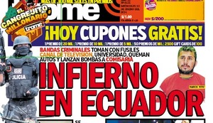 ‘INFIERNO EN ECUADOR’