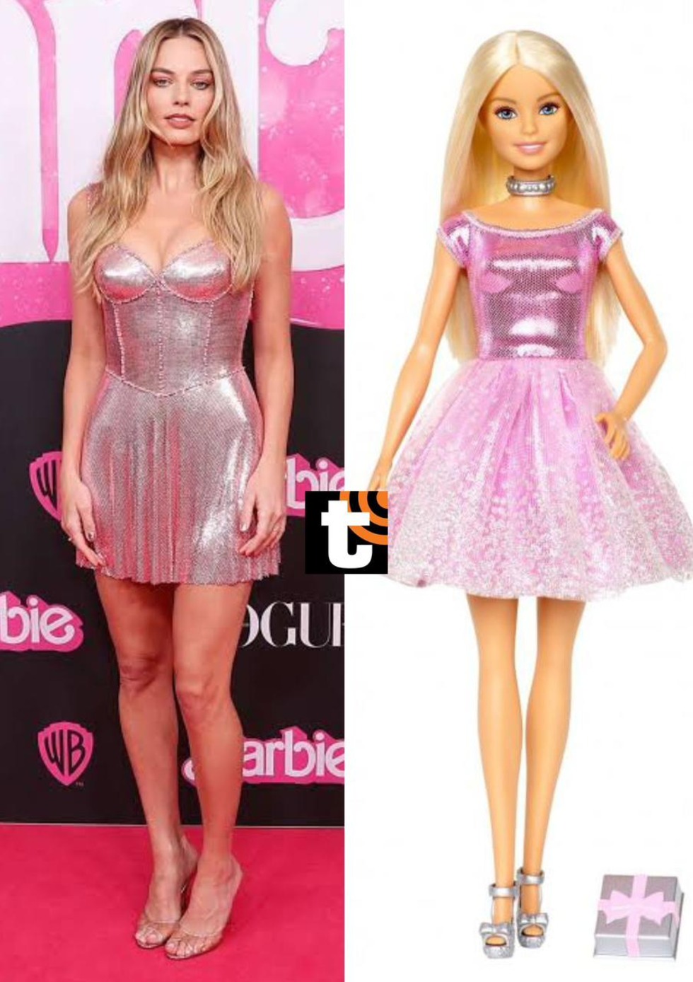 Margot Robbie interpretará el papel de Barbie. (Redes sociales)