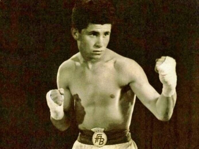 José Bisbal cuando era boxeador de joven (Foto: David Bisbal / Instagram)