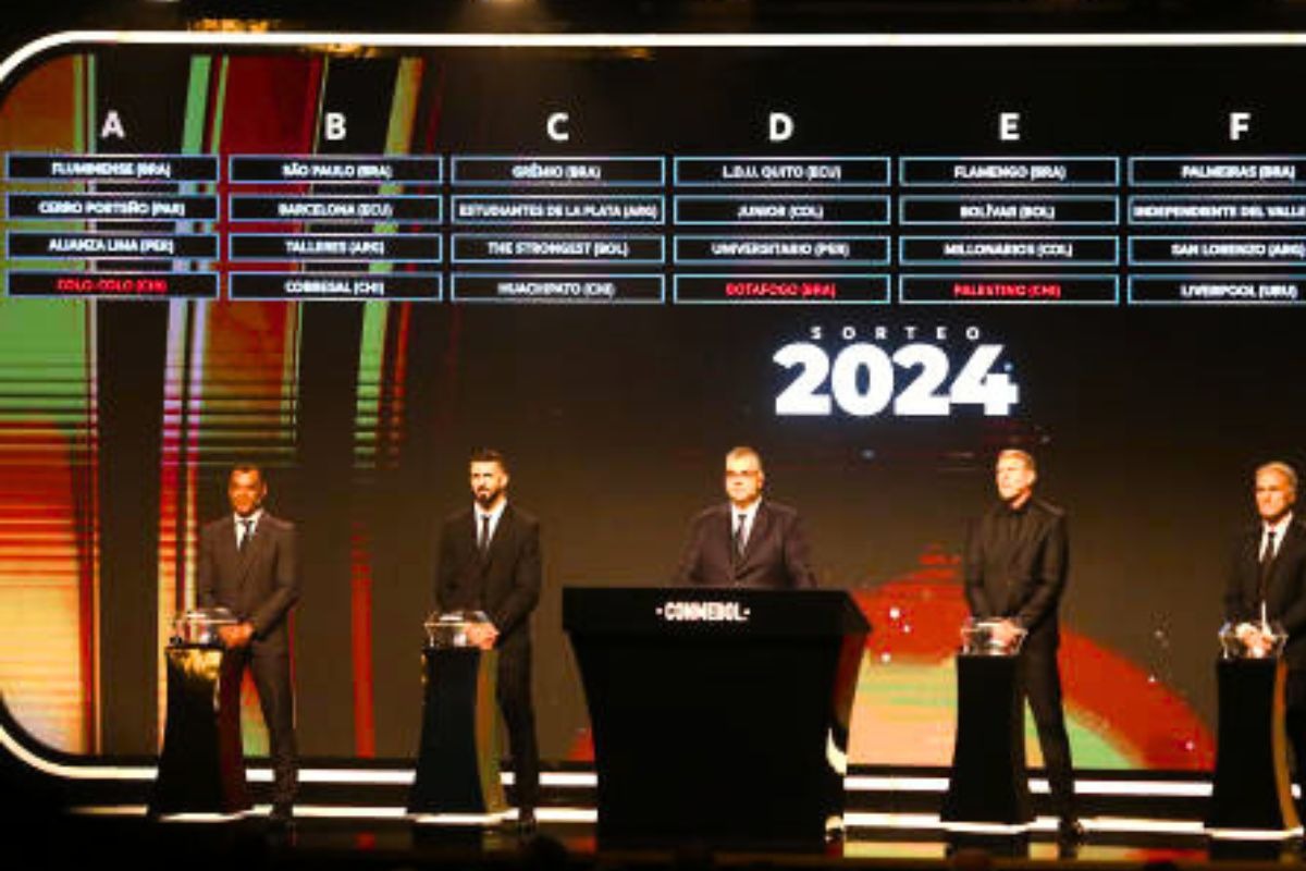 Conembol sorteó grupos de la Copa Libertadores 2024 (Foto: AFP)