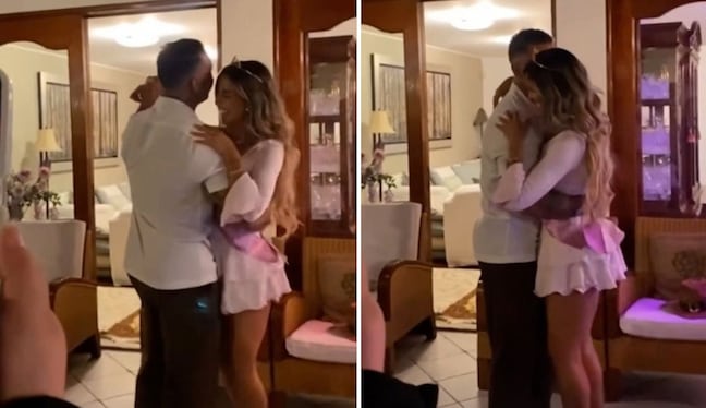Gabriela Herrera celebra sus 25 años junto a Diego Chávarri con fiesta temática