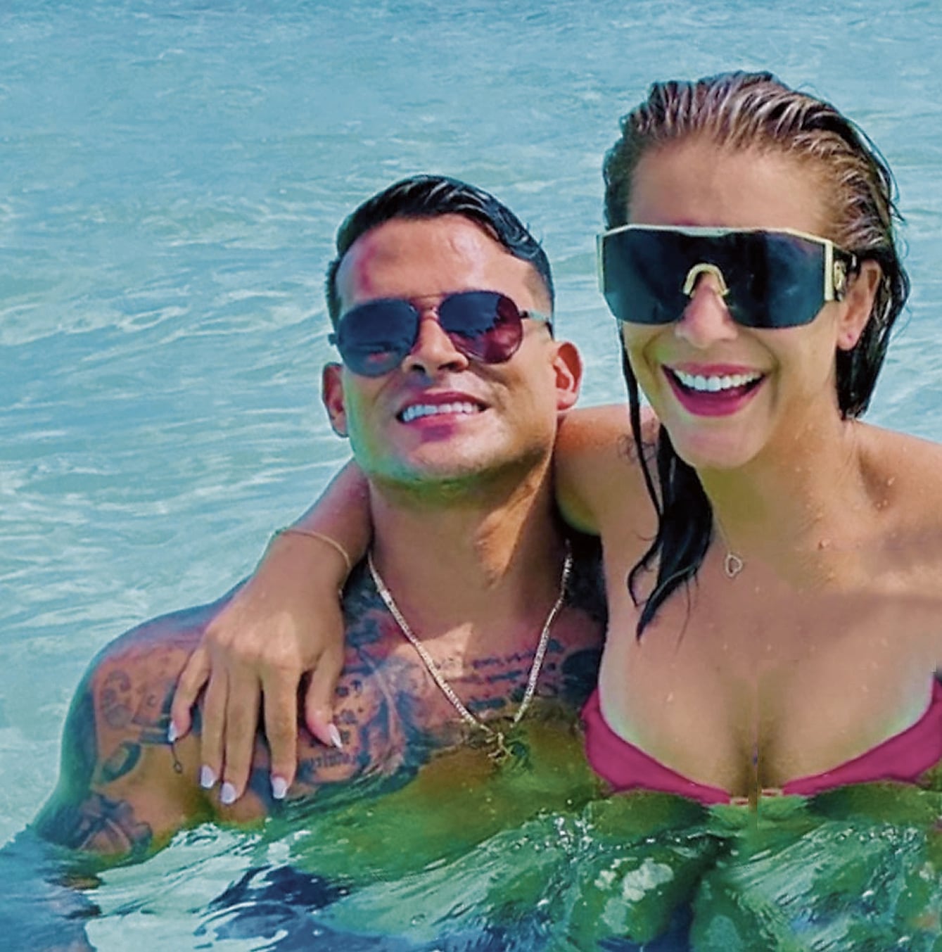 Karla Tarazona y Christian Domínguez se fueron de vacaciones