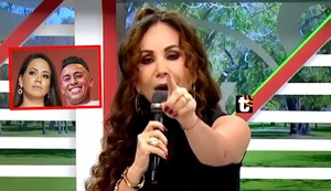 Janet pone contra la pared a Melissa Klug por rumores de amorío con Cueva: “Si quieres que pare, muestra tus chats”