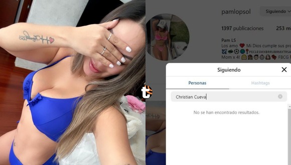 Pamela López sorprendió con infartante bikini y dejó de seguir a Cueva en Instagram.
