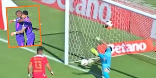 Alan Cantero marcó el único gol de Alianza Lima ante CD Moquegua. (Captura L1 MAX)