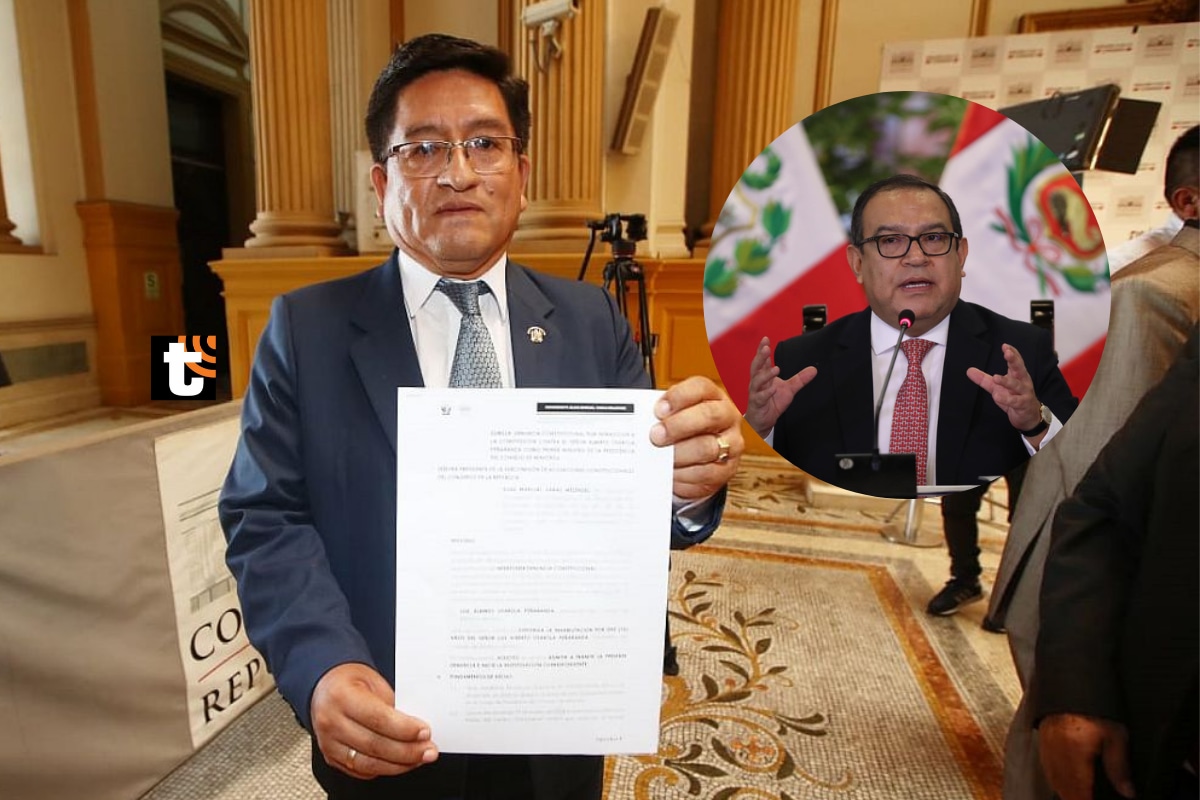 El congresista Elías Varas plantea inhabilitar a Otárola por 10 años para ejercer la función pública. Foto: jorge.cerdan/@photo.gec