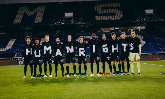 La Selección de Alemania también se sumó a las protestas en contra de la FIFA y Qatar. (Foto: Twitter)