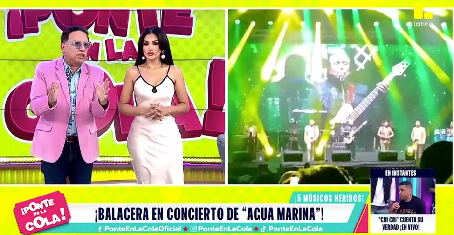 Conductores de 'Ponte en la cola' se pronuncian tras atentado a Agua Marina. (Foto: Latina)