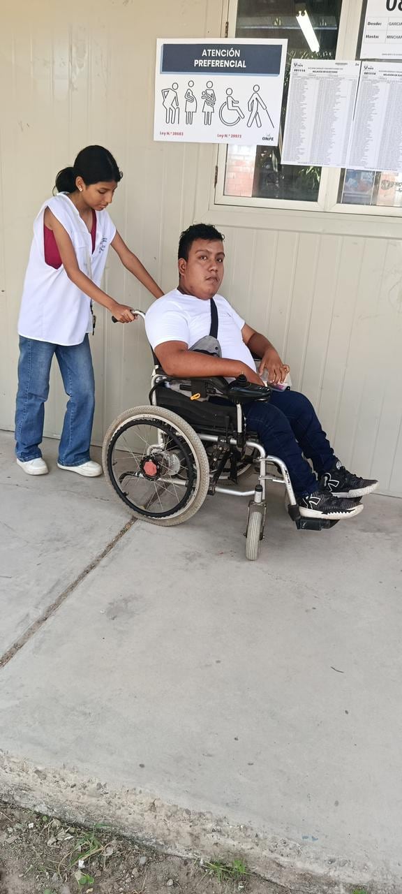 En la jornada de ayer hubo voto inclusivo y sin barreras.