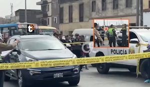 ¡Brutal asesinato en el Rímac! Acribillan a hombre dentro de su vehículo y sicarios escaparon de la policía