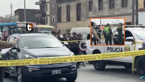 TROME - ¡Brutal asesinato en el Rímac! Acribillan a hombre dentro de su vehículo y sicarios escaparon de la policía